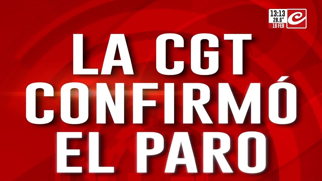 El paro general de la CGT es sin movilización