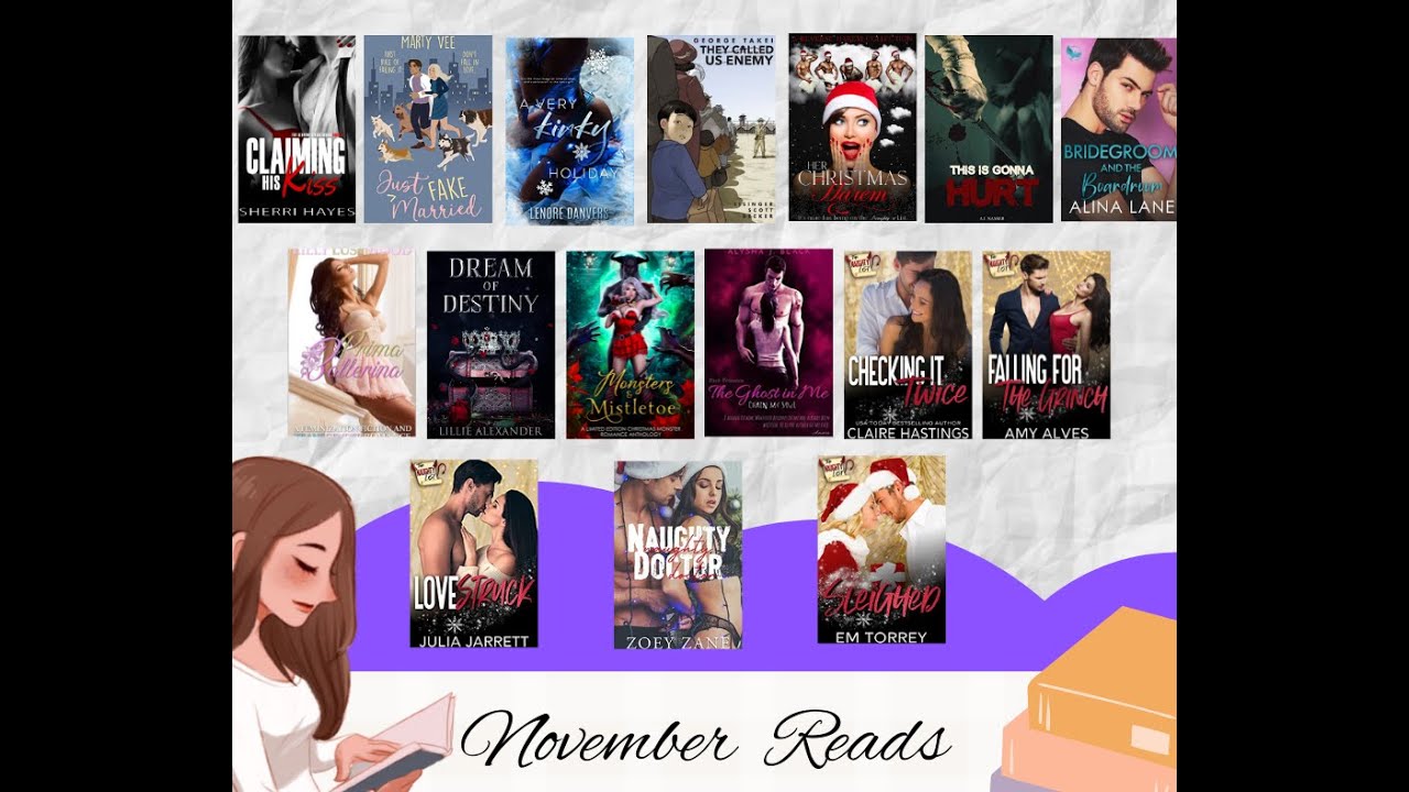 November Reads - 18 BOOKS IN 1 MONTH