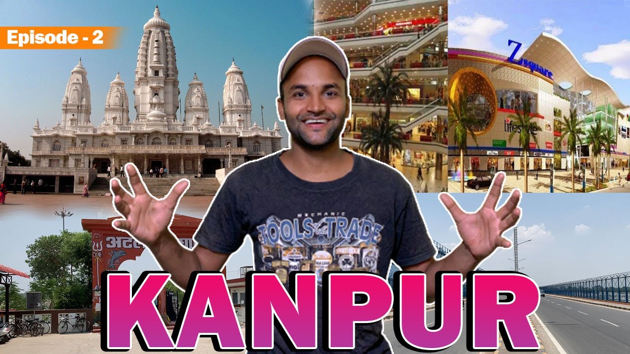 Kanpur Tourist Places | JK Temple Kanpur | Atal Ghat | Ganga Barrage Kanpur | Z Square Mall Kanpur