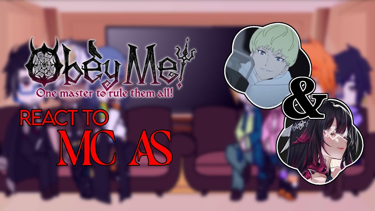 Obey me BROTHERS react to MC as Columbina & Ryo Asuka // Devilman Crybaby x Genshin Impact x Obey Me
