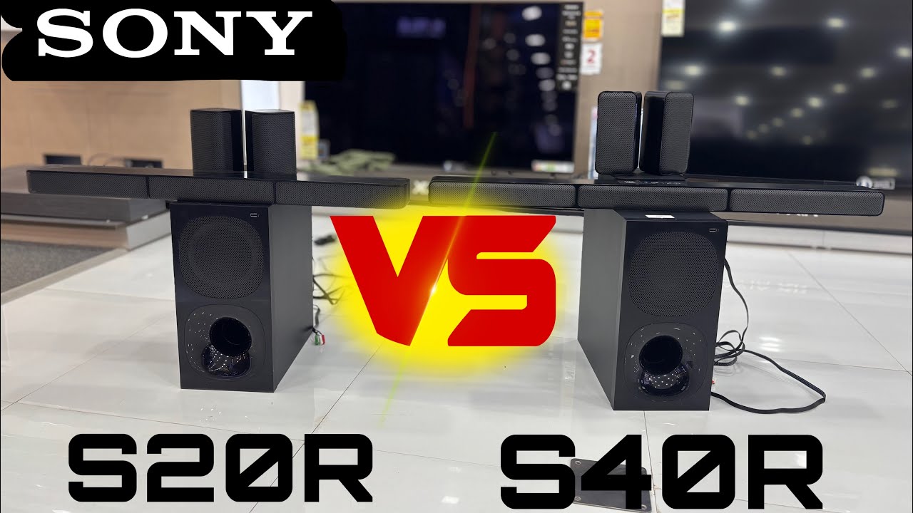 Sony s20r v/s s40r comparison [Compact power big sound ] #features #latestnews #2025
