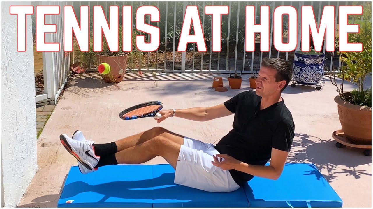 Как тренироваться в теннис дома 🎾🏡 | Тренировки по теннису вне корта