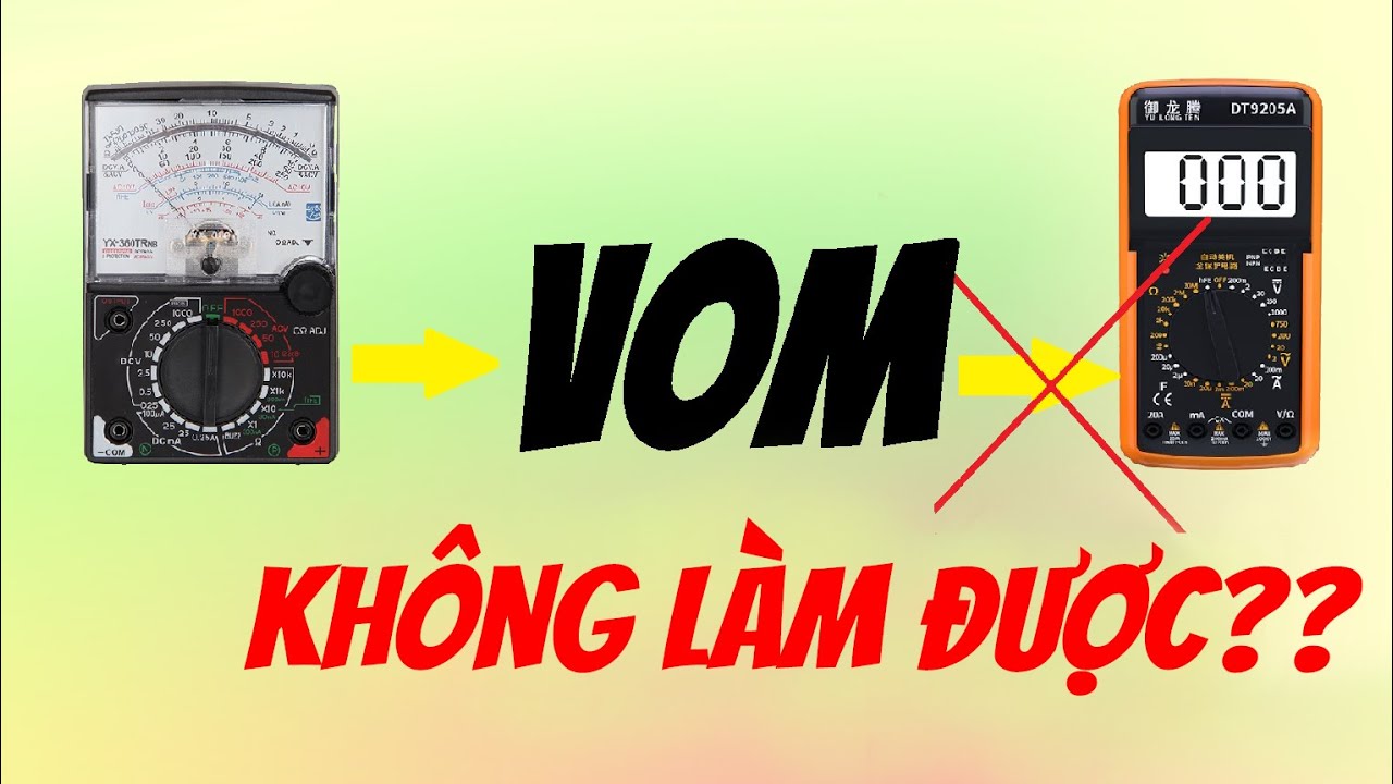 Có nên mua đồng hồ vạn năng kim / những cách đo chỉ có đồng hồ kim mới làm được