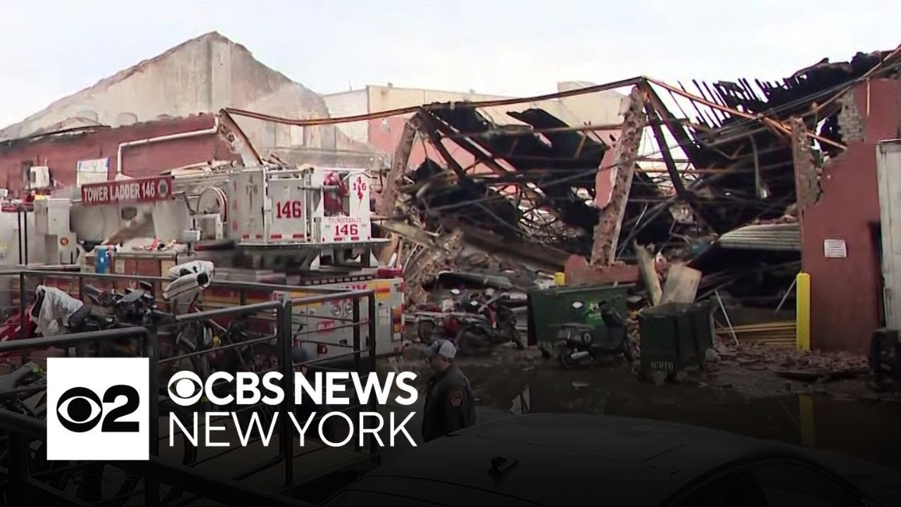 Massive Sunset Park fire reduces factory to rubble