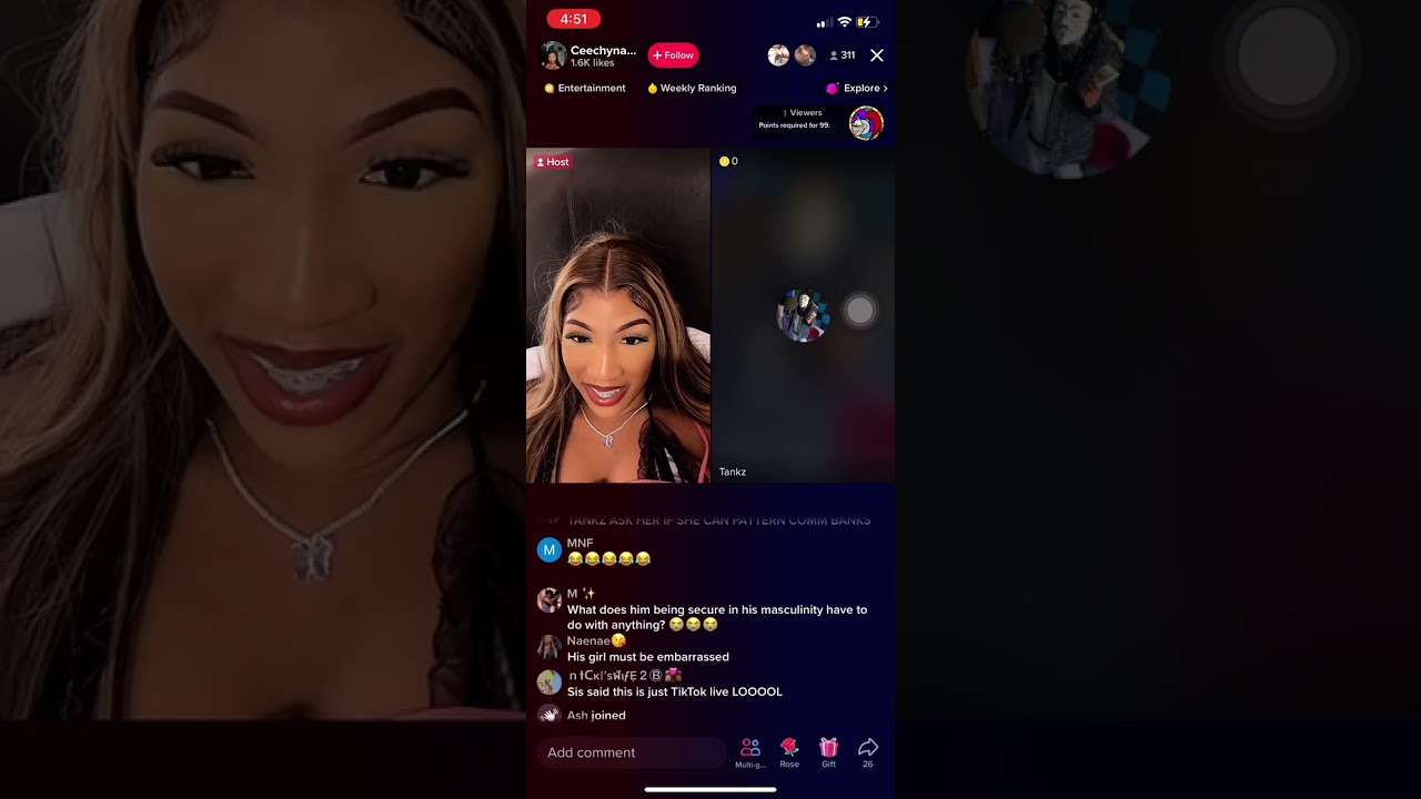 Tankz and ceechyna debate