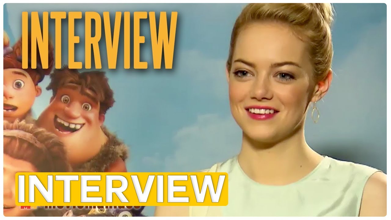 The Croods | Emma Stone Exclusive Interview (2013)