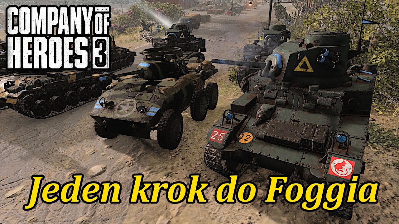 Jestem o krok od lotniska Foggia | Company of Heroes 3 [#18]