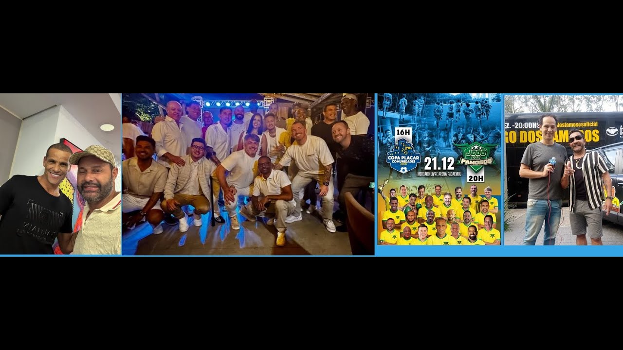Jogos dos Famosos 2025 na Arena Pacaembu (Ricardo Marujo) Jornal1, Canal 8 Mais e Tv Guarulhos