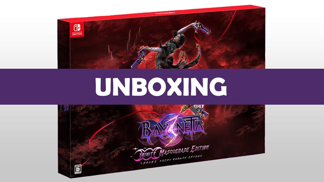 What's inside | BAYONETTA 3 TRINITY MASQUERADE SPECIAL EDITION (JP) UNBOXING