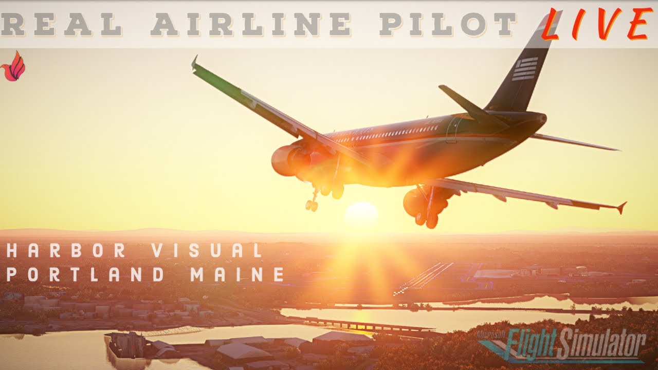 *Portland Maine* #kpwm | #msfs2020  | Real Airbus Captain | #fenix  | #airbus | My Favorite Visual