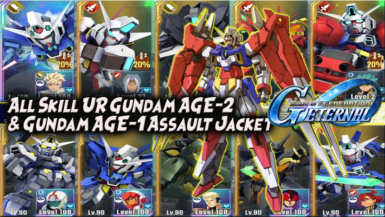 KEREN SKILL GUNDAM AGE! UR GUNDAM AGE-2 EX - GUNDAM AGE-1 ASSAULT J 🔥 SD GUNDAM G GENERATION ETERNAL