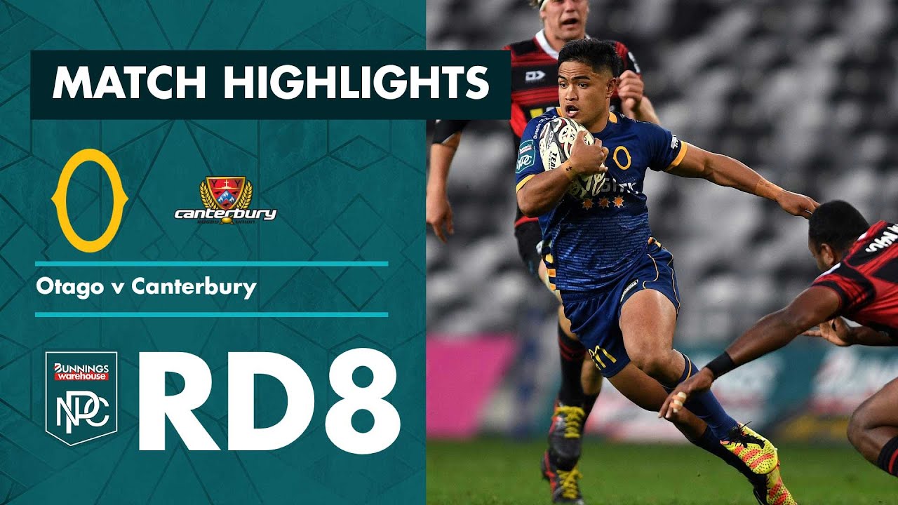 RD 8 HIGHLIGHTS | Otago v Canterbury (Bunnings NPC 2021)