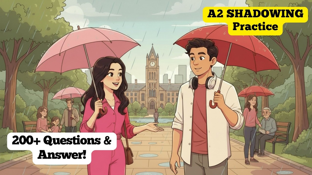 200+ Questions & Answer | Listen and Repeat After Us |  A1 & A2 SHADOWING Practice