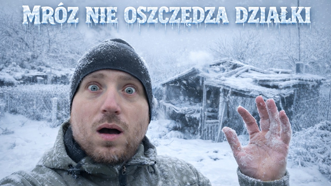 Zimowa wizyta na działce
