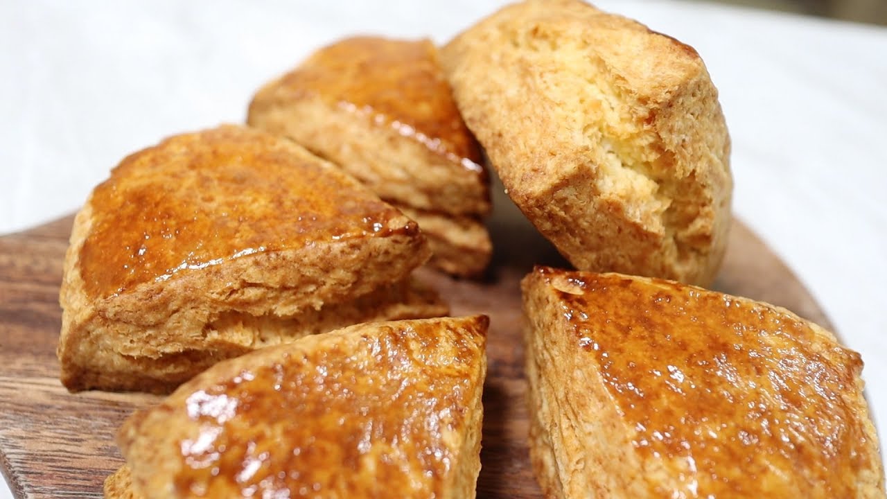 스콘의 정석 맛있는 생크림스콘 만드는법! (feat스타벅스스콘) - Plain Scone Recipe - プレーンスコーン |