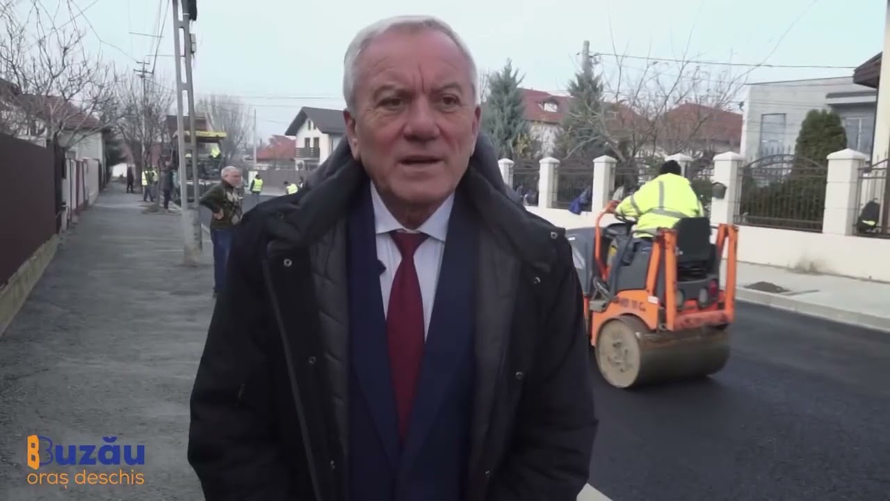 Primarul Constantin Toma, despre asfaltările din orașul Buzău