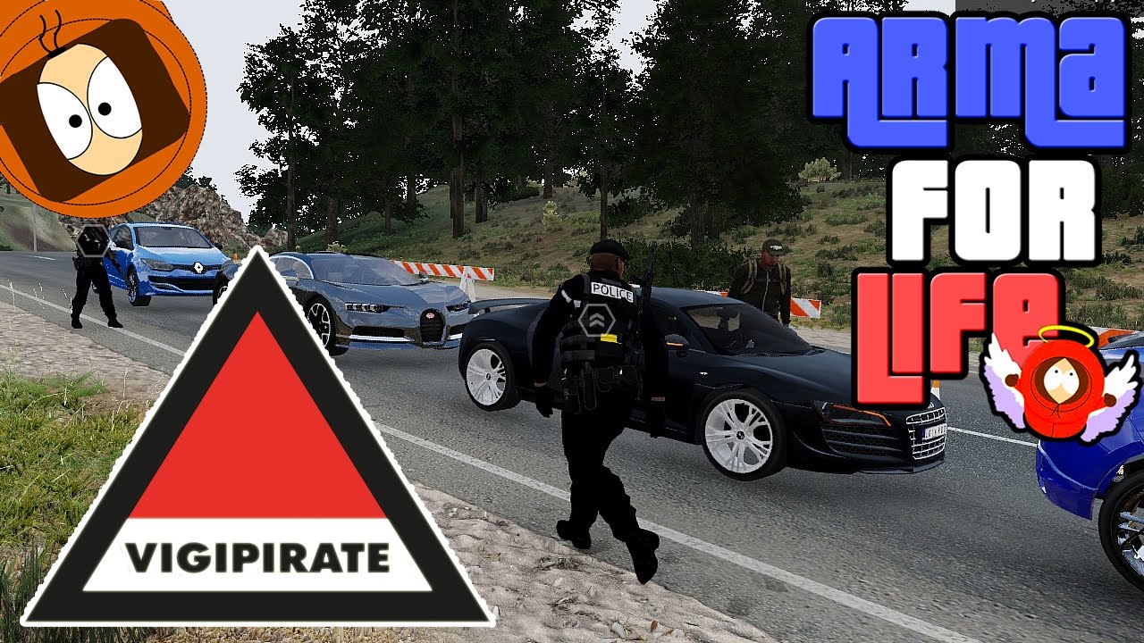 POLICE LIFE : CONTRÔLE BARRAGE & VIGIPIRATE ! | ARMA FOR LIFE | ARMA 3