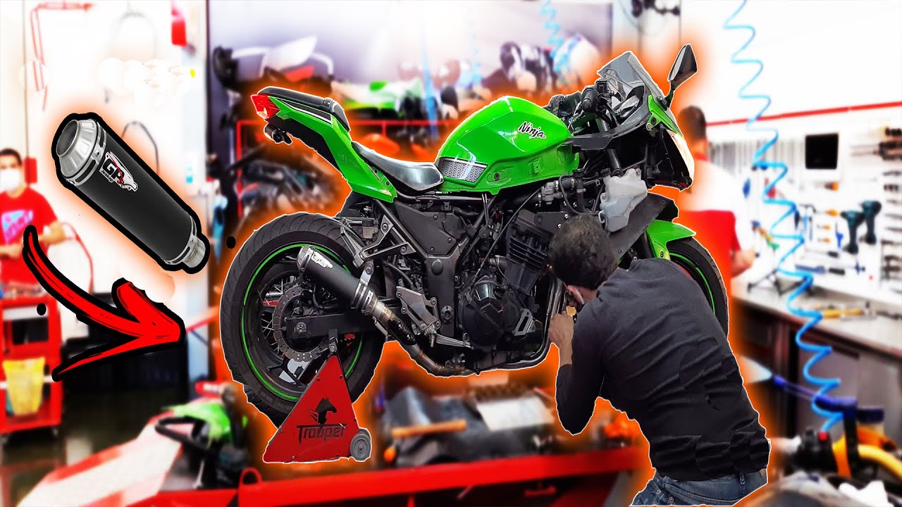 NINJA 300 JESKAP GP3R FULL 2X1 INSTALA&Ccedil;&Atilde;O