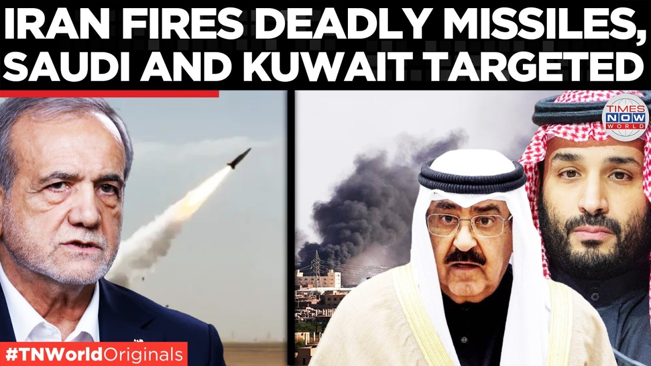 ONE‑TON WARHEAD MISSILES Launched; Tehran Fires Drones At Saudi Arabia And Kuwait | US-Iran War