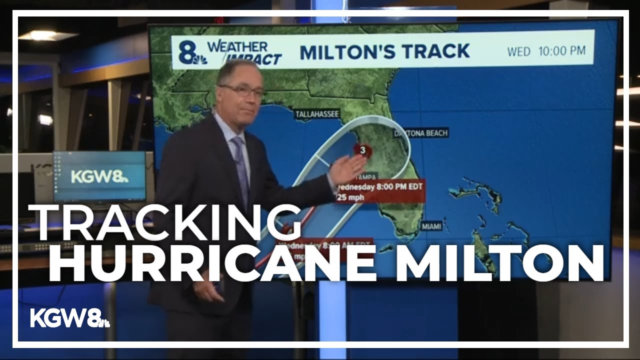 Hurricane Milton taking aim at Florida, packing maximum sustained winds