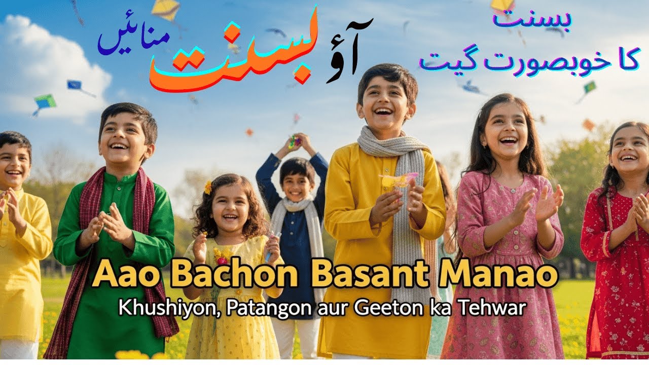 “Aao Bachon Basant Manaao | Basant Ki Bahaar | Kids Festival Song”