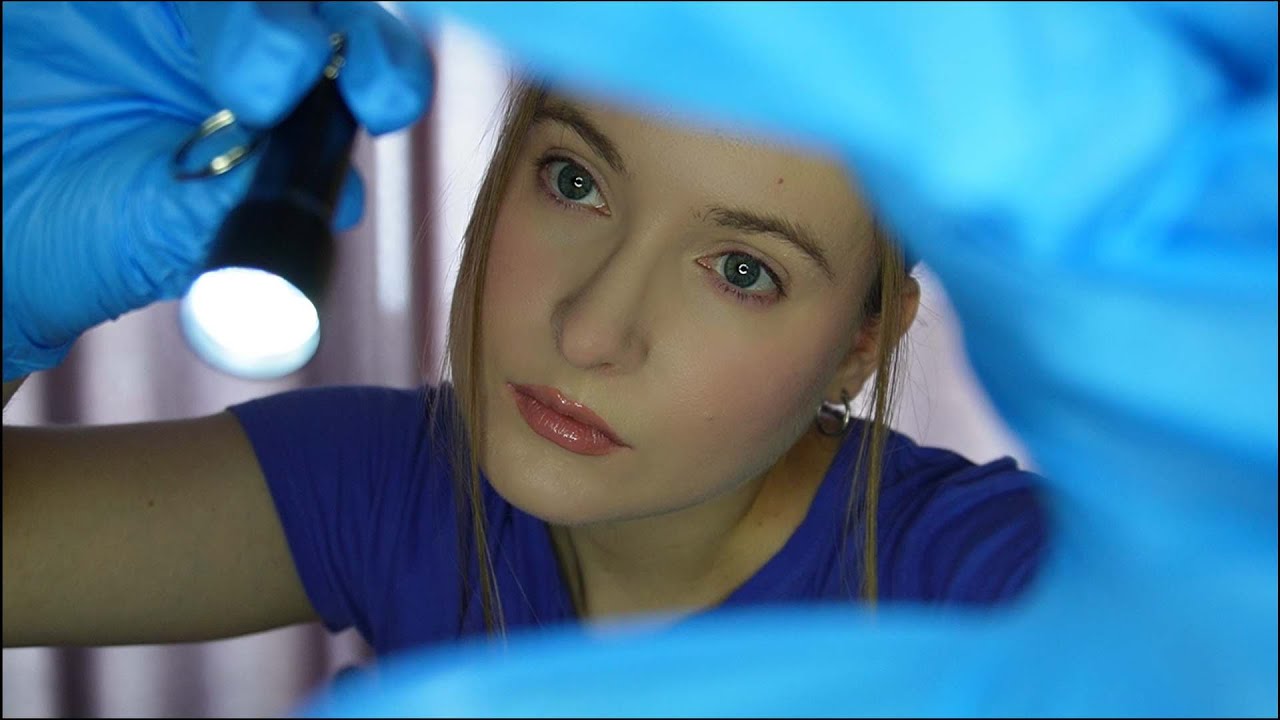 Проверим твои глазки АСМР | Let me check your eyes ASMR eye cleaning