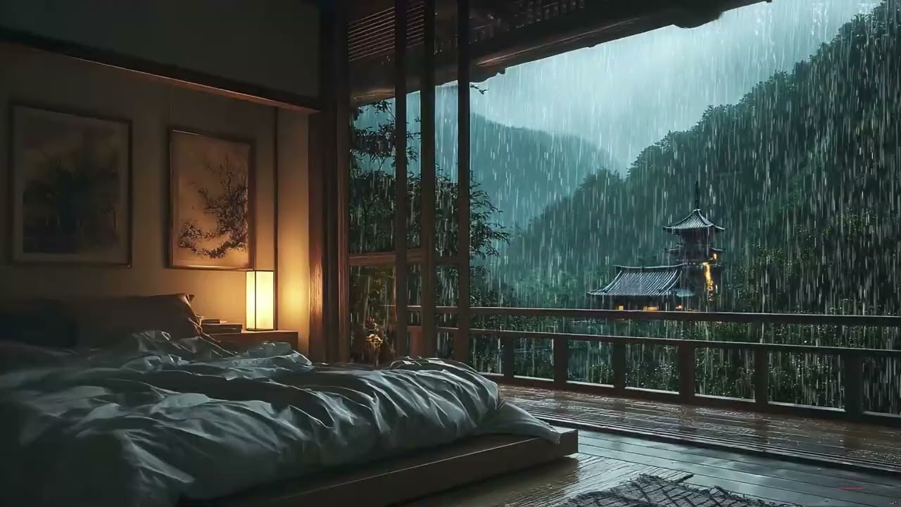 Relaxing Rain Sounds 🌙 Sleep Better with Calm Rain