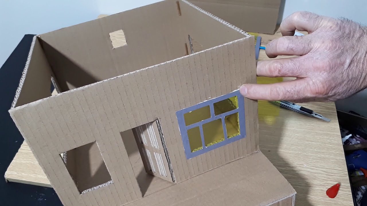 (DIY) HAYALLERİNİZDEKİ MÜTİŞ MAKET EV YAPIMI !! KARTONDAN BAHCELİ