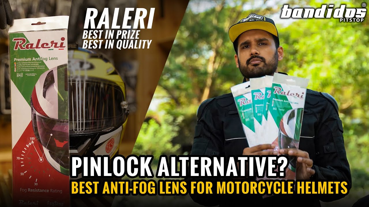 Universal Anti-fog lens insert for helmets from Italy | No need for pinlock | Bandidos PITSTOP