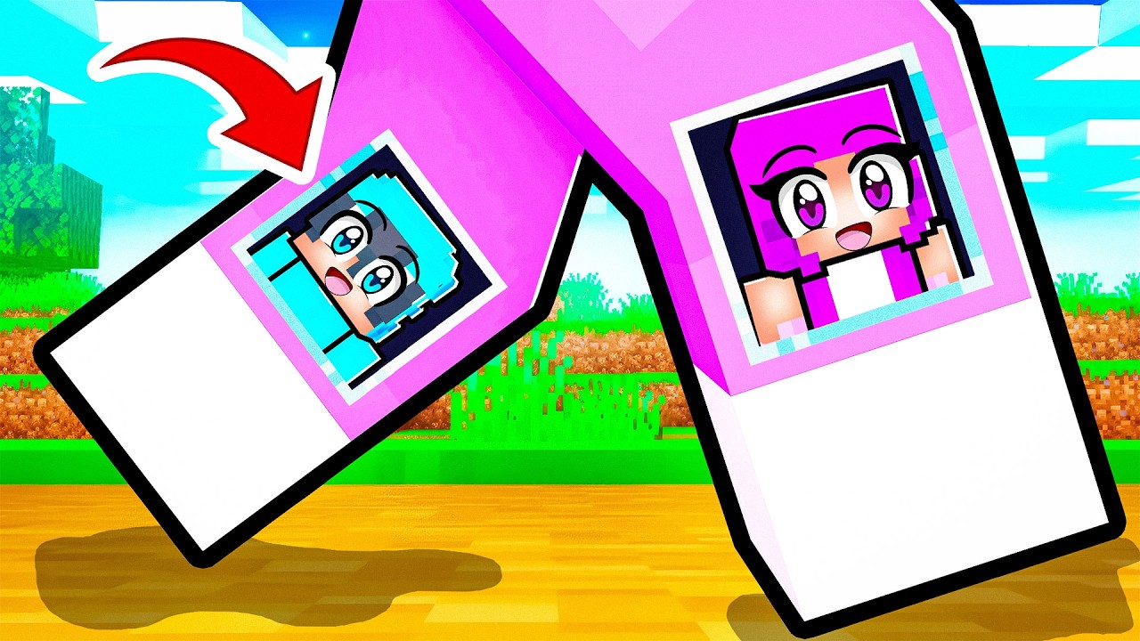 Moni ve Lia Minecraft’ta Bebek Lia’nın Bacaklarının İçine Ev Yaptı!