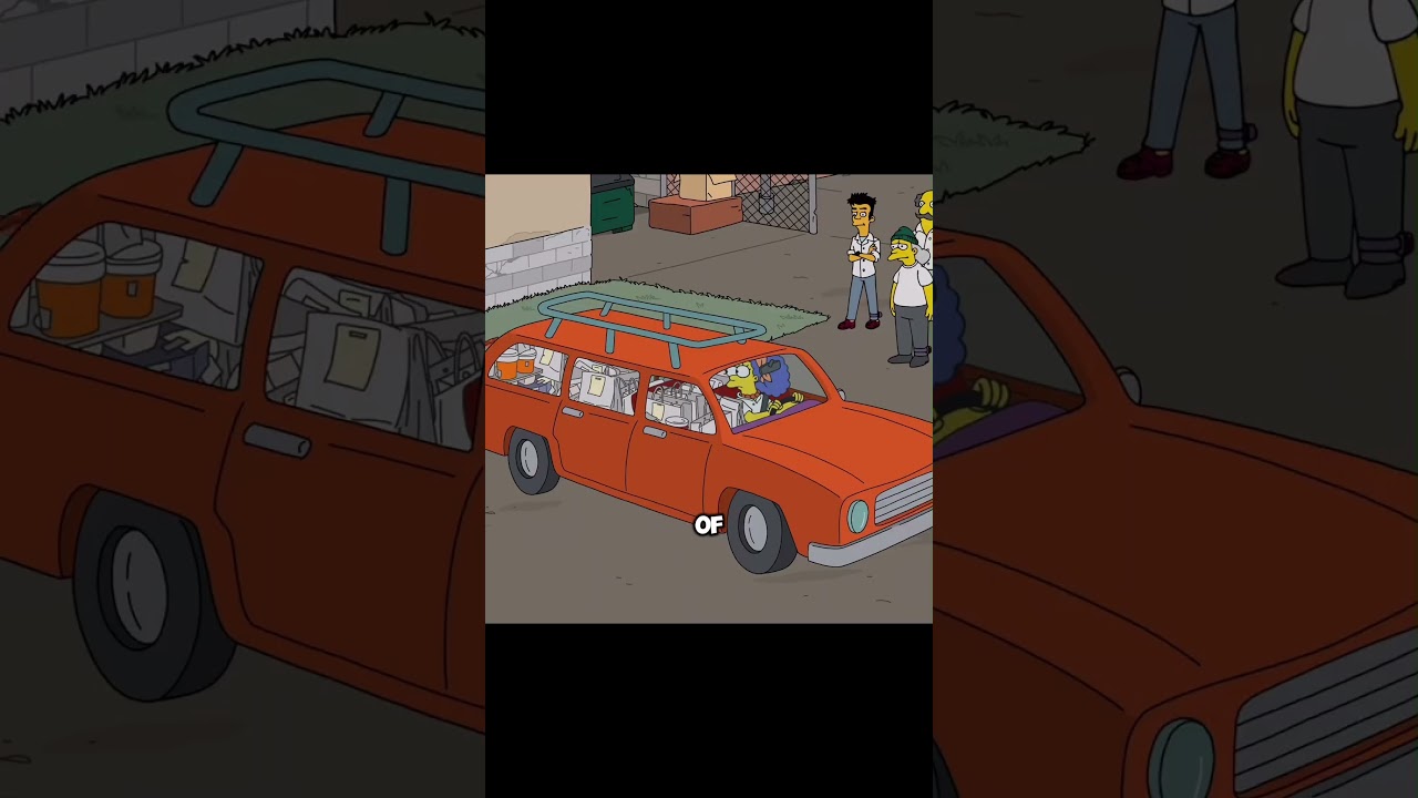 Marge was extremely nervous because she had to deliver #anime #animerecap #TheSimpsons