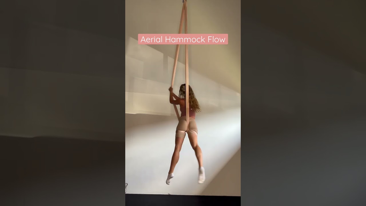 Aerial Hammock Flow Sequence #shorts #aerialhammock