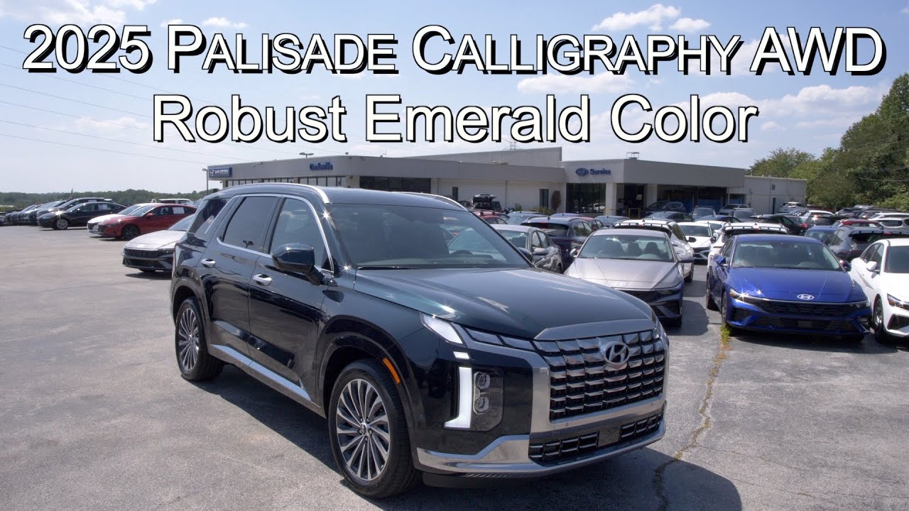 New Robust Emerald 2025 Hyundai Palisade Calligraphy AWD Hyundai of Cookeville