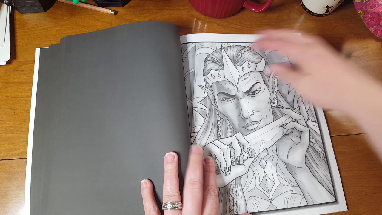 flip through of light and dark fantasy by Jade Summer