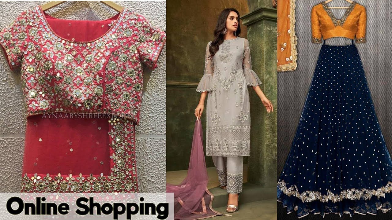 Affordable Designer Velvet Lehenga Choli / Mirror Saree / Salwar Kameez #prititrendz #trending #cod