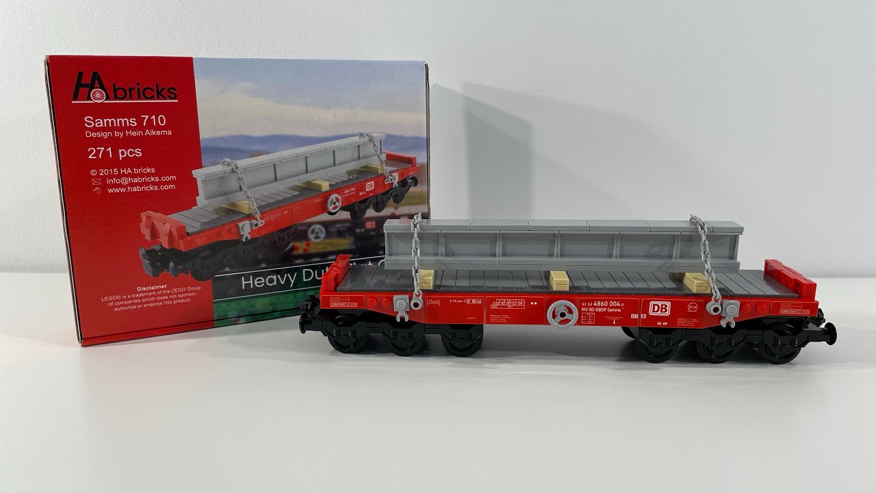 LEGO Trains - HA Bricks Heavy Duty Flat Car Kit Review