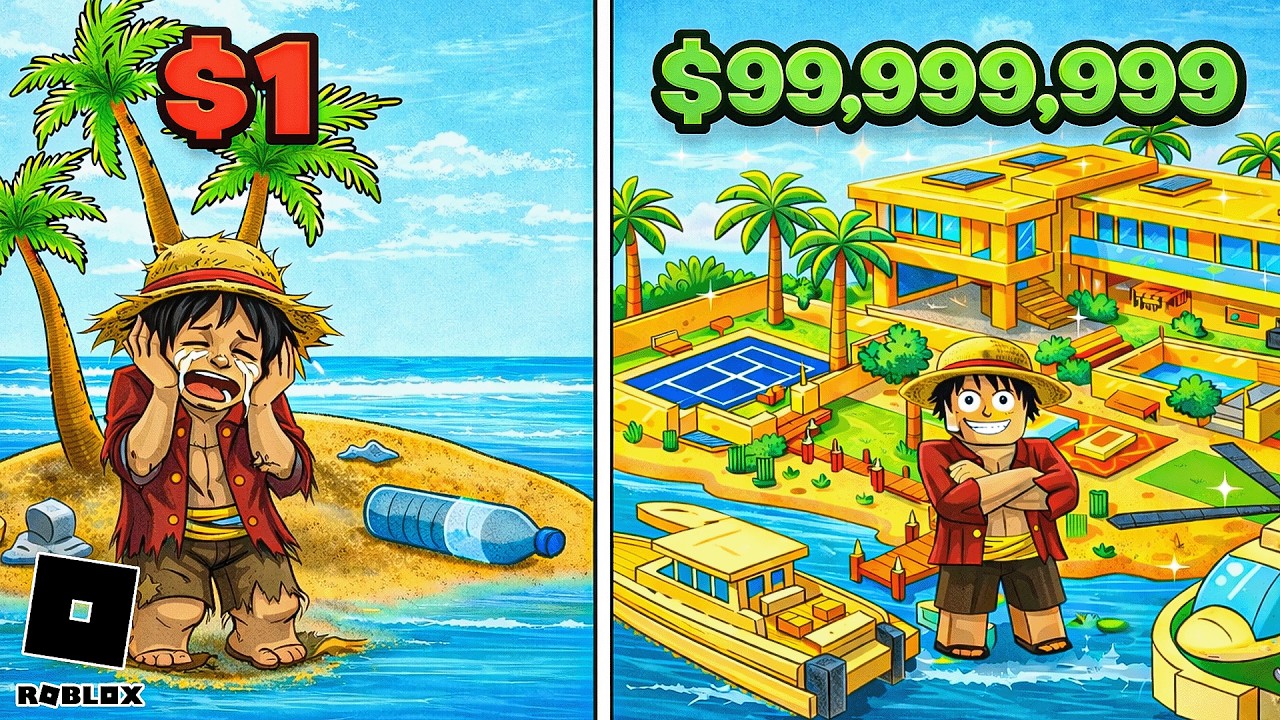 Evolving a POOR Island into a RICH Island in Roblox 😱