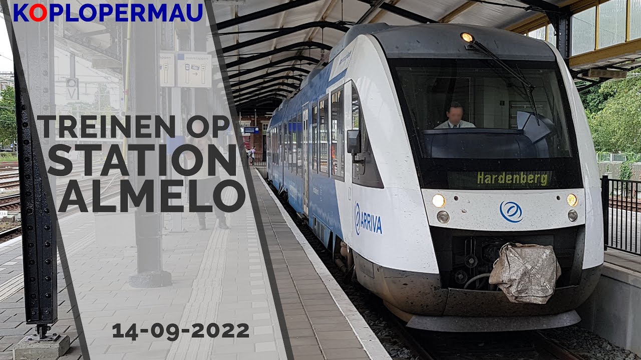 Treinen op station Almelo - 14 september 2022