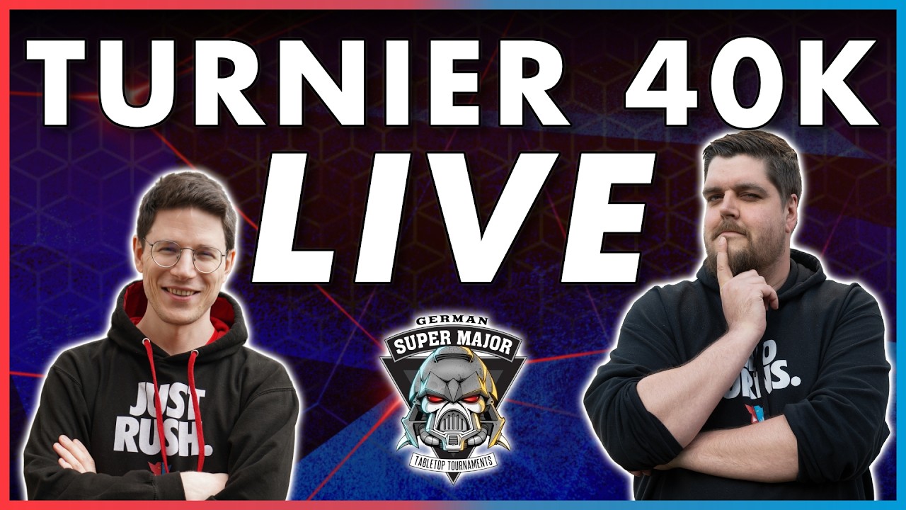 Tag 1 German Super Major | Turnier Warhammer 40k Live