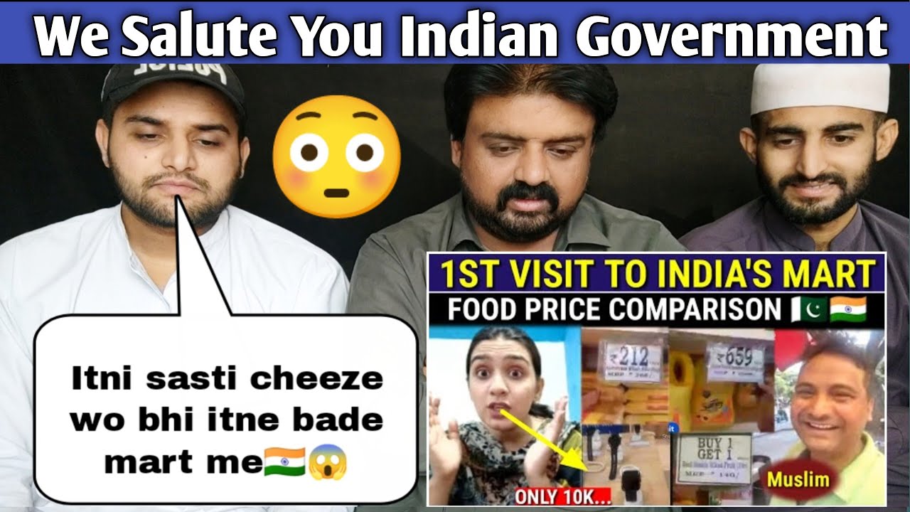 1ST VISIT TO INDIA'S MART_FOOD PRICE COMPARISON INDIA VS PAKISTAN_TALK WITH HINDU OR MUSLIM_ANAM