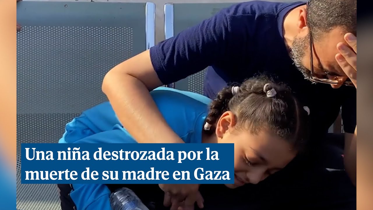 Una niña de Gaza destrozada por la muerte de su madre y su familia