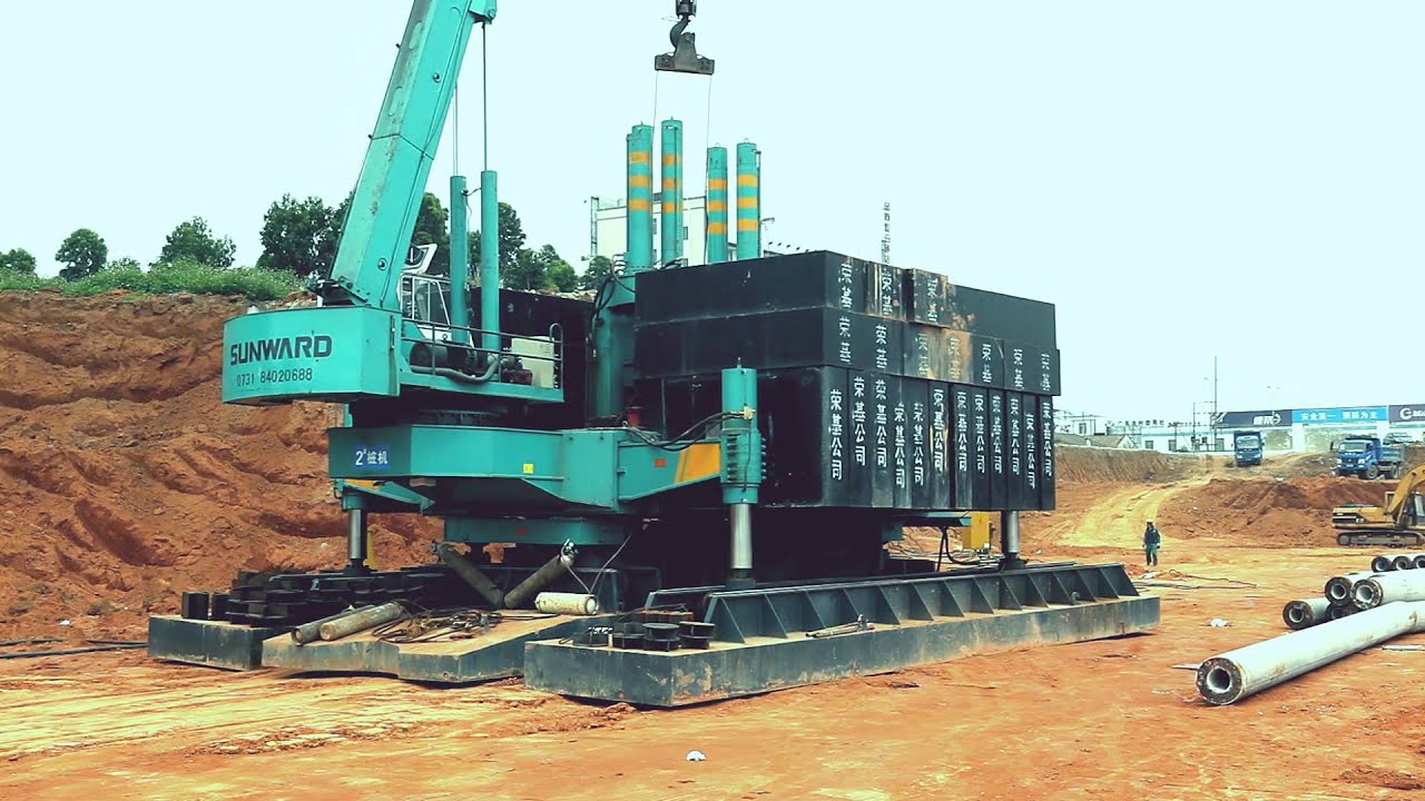 HYDRAULIC STATIC PILE DRIVER