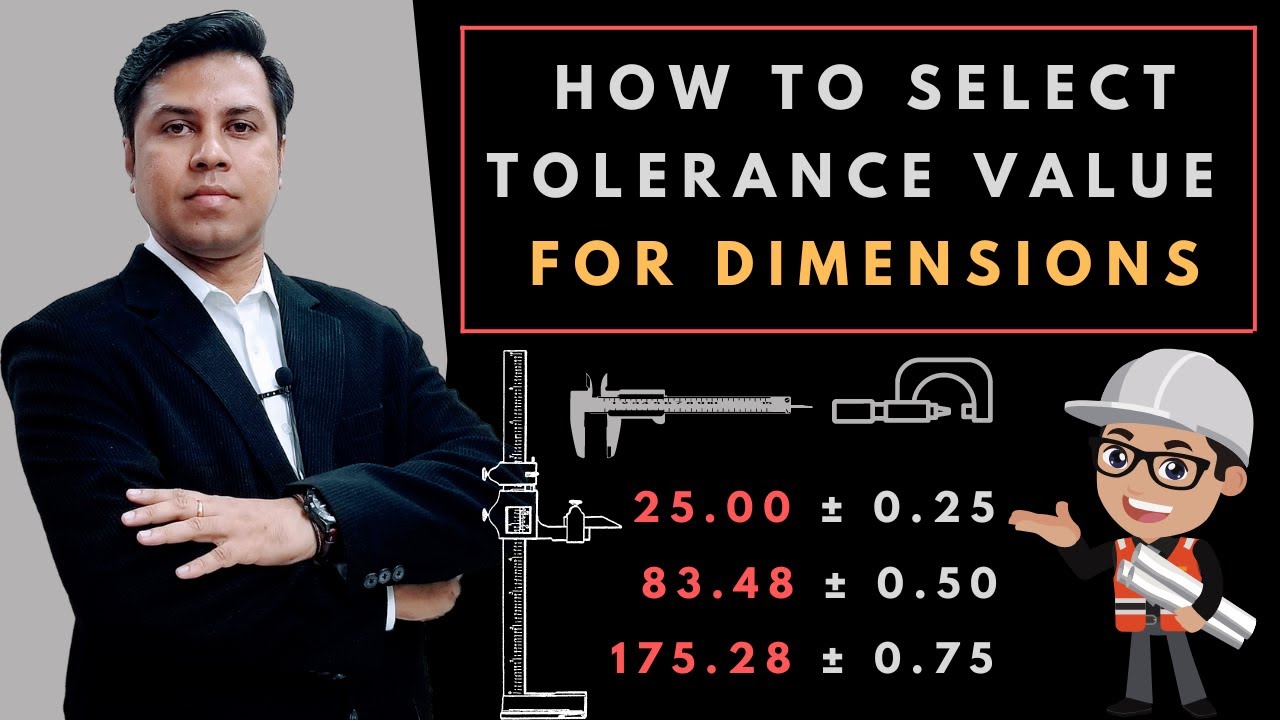 How to select tolerance value for dimension in the Engineering Drawing | Kevin Kutto | Designgekz