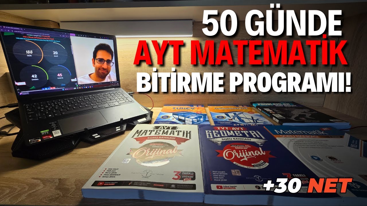 Sıfırdan 50 G&uuml;nde Ayt Matematik Bitirme Programı! | EN HIZLI BİTİRME PROGRAMI! #yks #yks2026