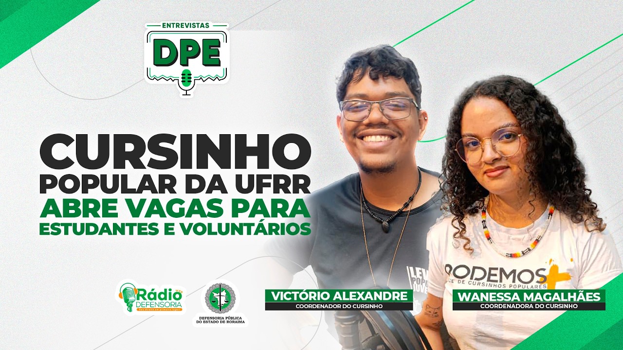 Inscrições online para 60 vagas na preparação ao ENEM - Entrevistas DPE