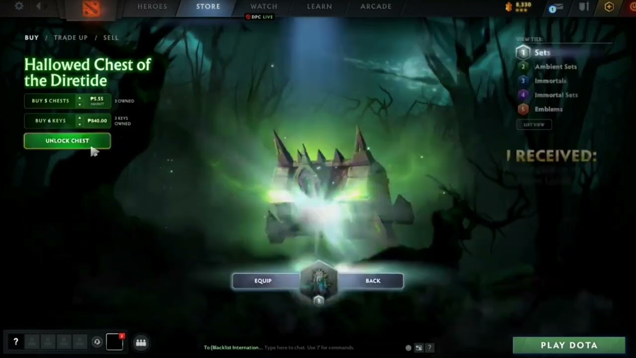 i opened 6 Diretide chest and i get this Dota 2