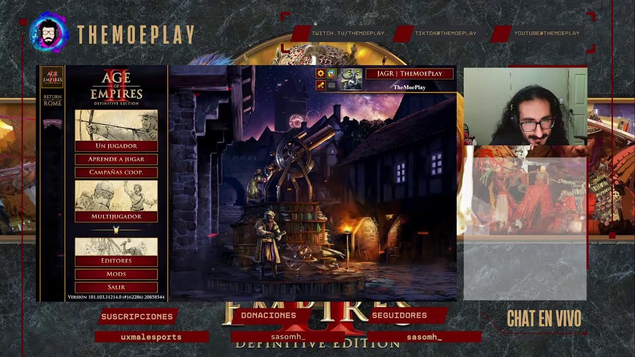 |⚔️ Noche De AOE ⚔️|😎 Chill Viendo Que Pasa 😎|🗣️ Usa El !sp Para Charlar 🗣️|