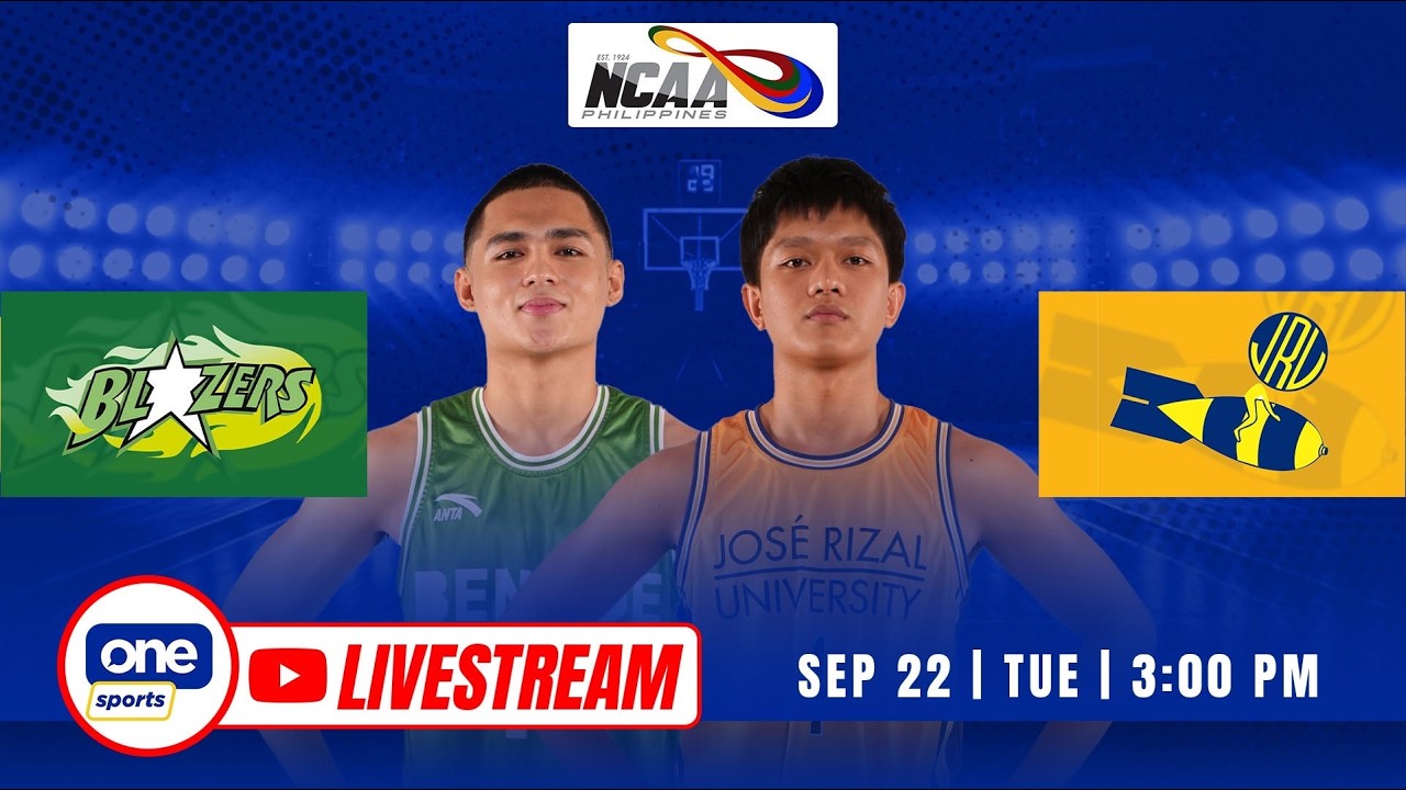 LIVE: BENILDE vs JRU | NCAA SEASON 102 MEN&rsquo;S BASKETBALL | SEP 22, 2026