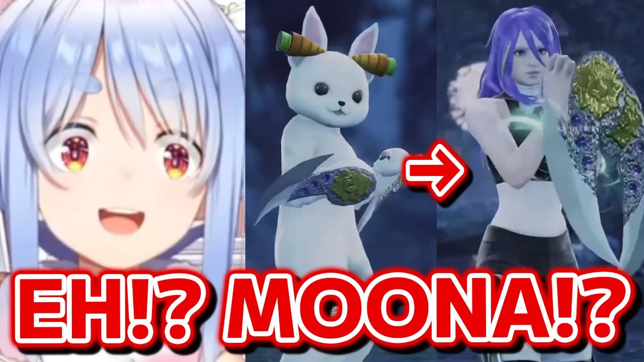 Moona's sudden appearance from the mascot suit scares the out of Pekora　[Hololive Eng Sub]