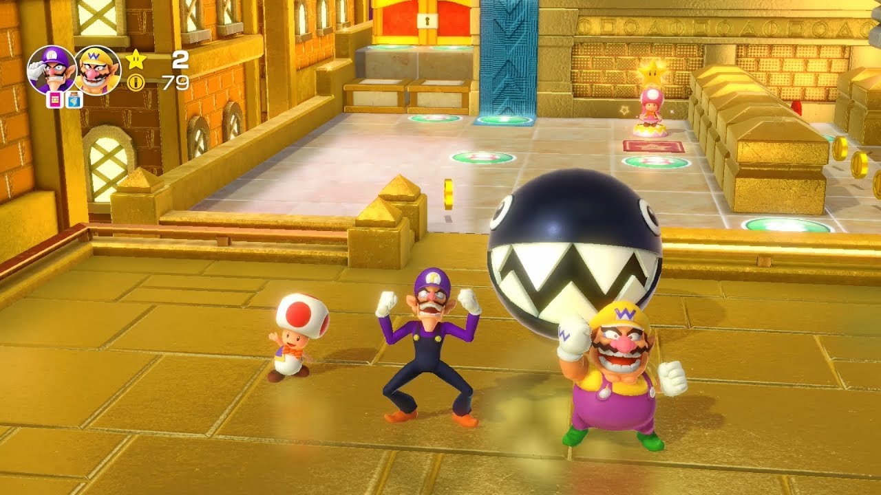 Super Mario Party Partner Party #57 Tantalizing Tower Toys Waluigi & Wario vs Boo & Dry Bones